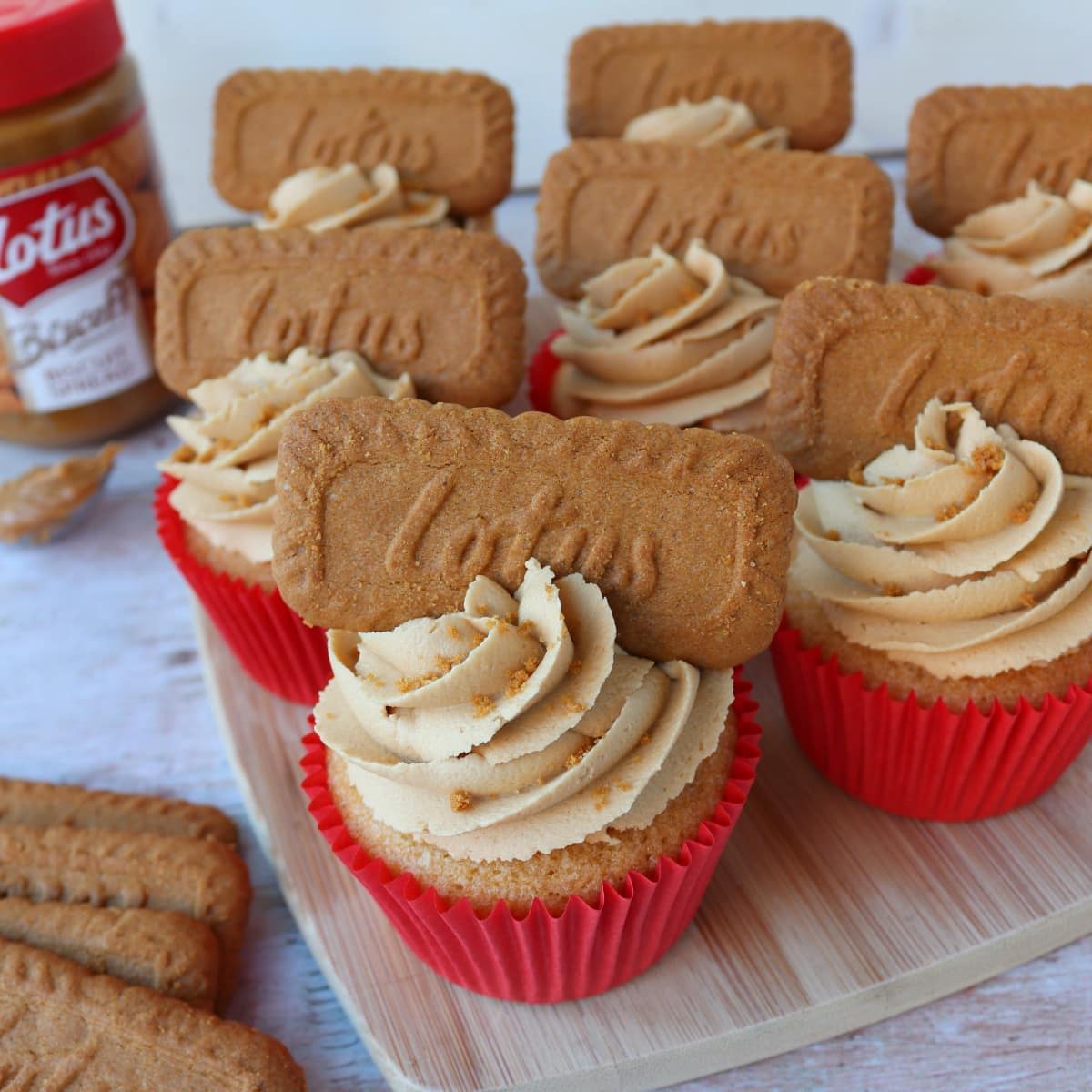 Lotus Biscoff Cupcakes