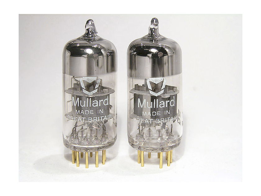 Mullard 6922 / E88CC / CV-2493 brand new pair in Swedish military matched set styrofoam boxes