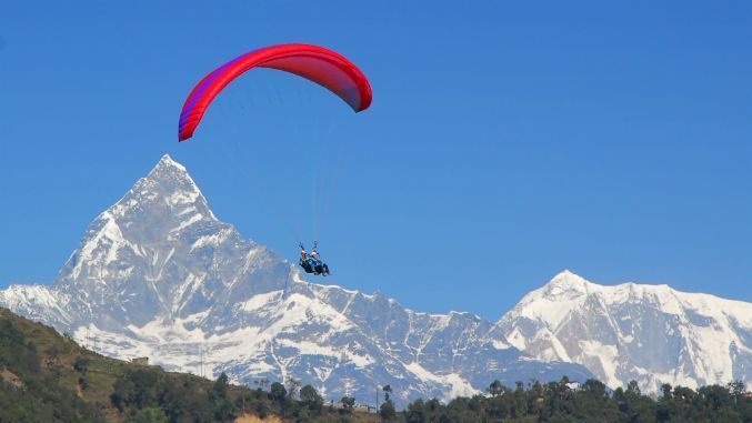 Paragliding in Pokhara