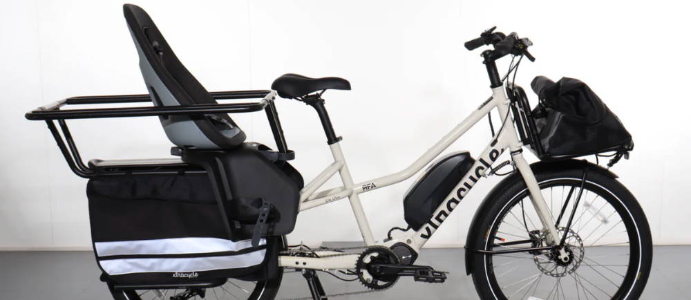 a white Xtracycle RFA