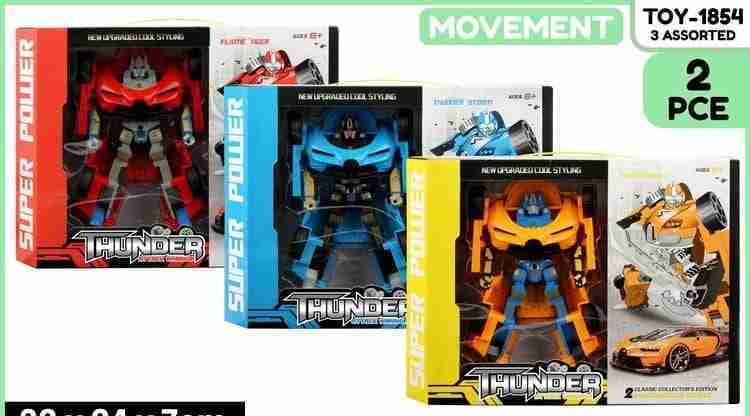 Warrior Transformer 20Cm (Random Column and Designs will be sent)