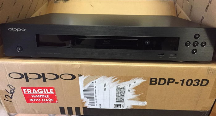 OPPO BDP-103D | Blu-ray | Phoenix, Arizona 85021 | Audiogon