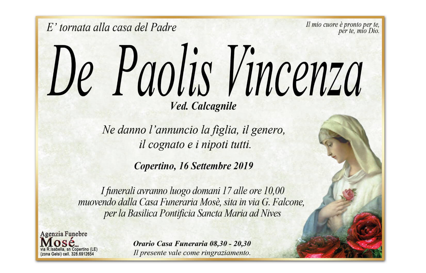 Vincenza De Paolis