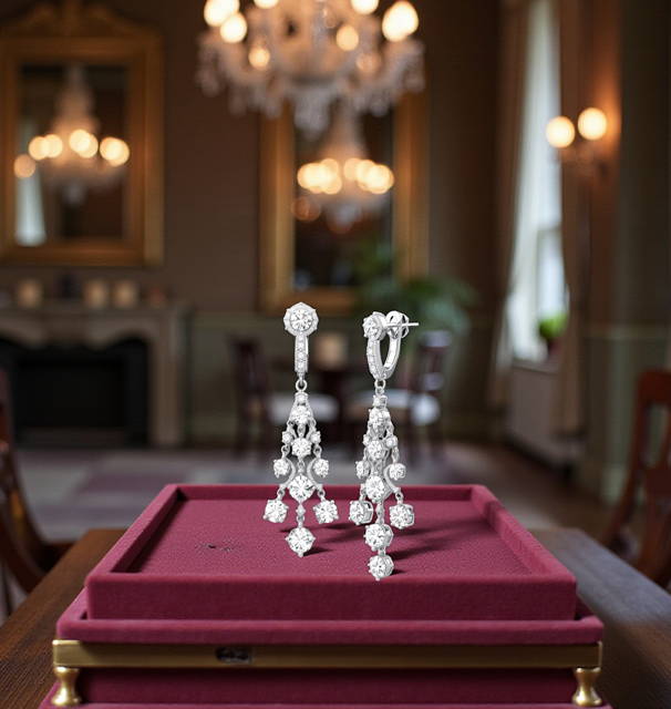 Shop sensational diamond drop earrings Shop fabulous diamond drop earrings at Pobjoy Diamonds.