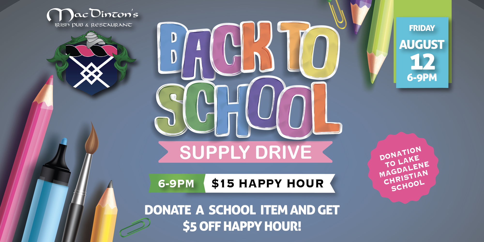 Back to School Supply Drive! promotional image