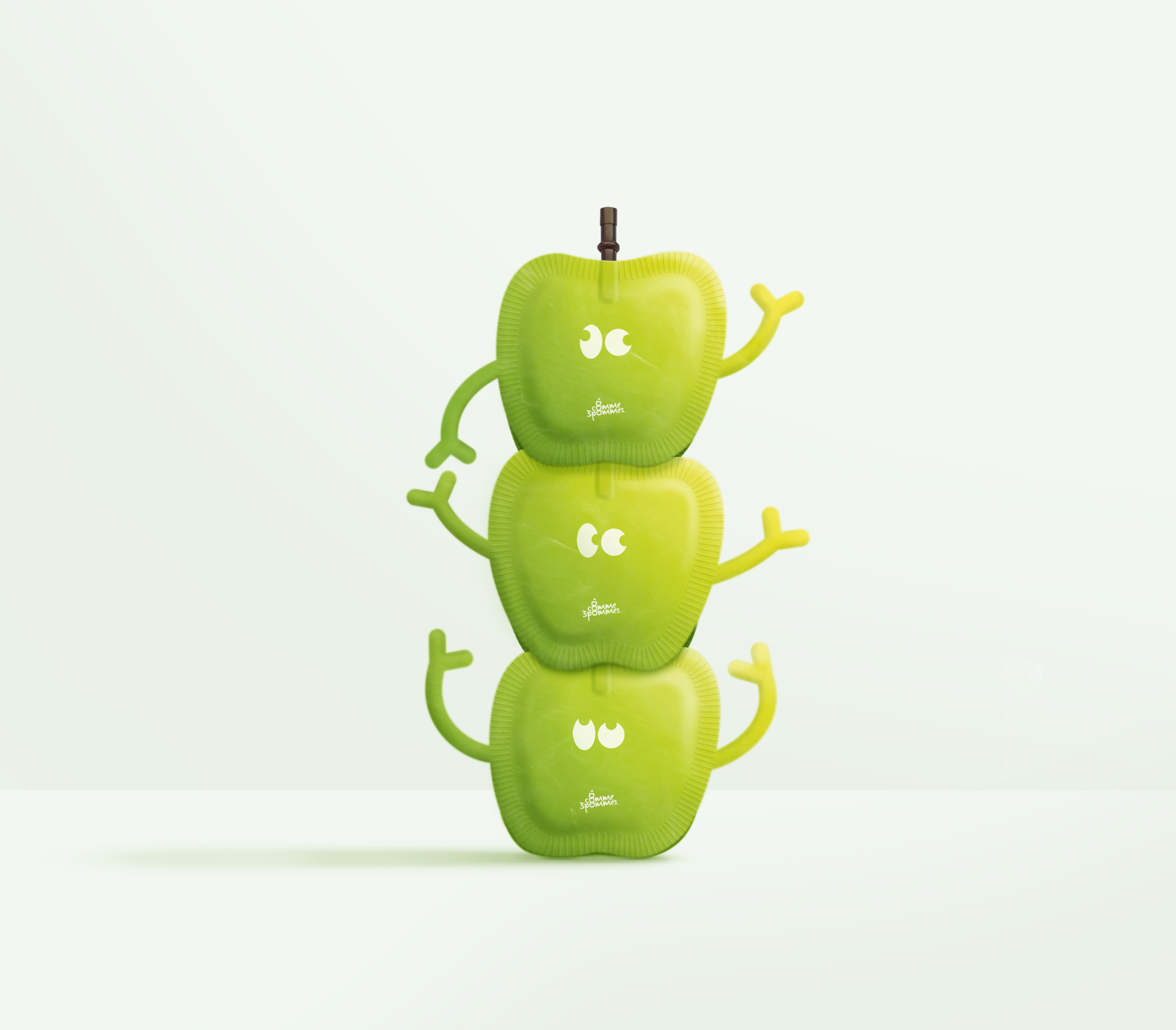 snave Intens Kæledyr Student Week: Ô comme trois pommes | Dieline - Design, Branding & Packaging  Inspiration