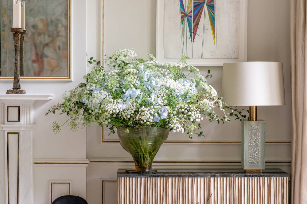 Luxury flower in hotel example