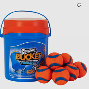 Chuckit!® Bucket with 8 Utra Ballls Dog Toy