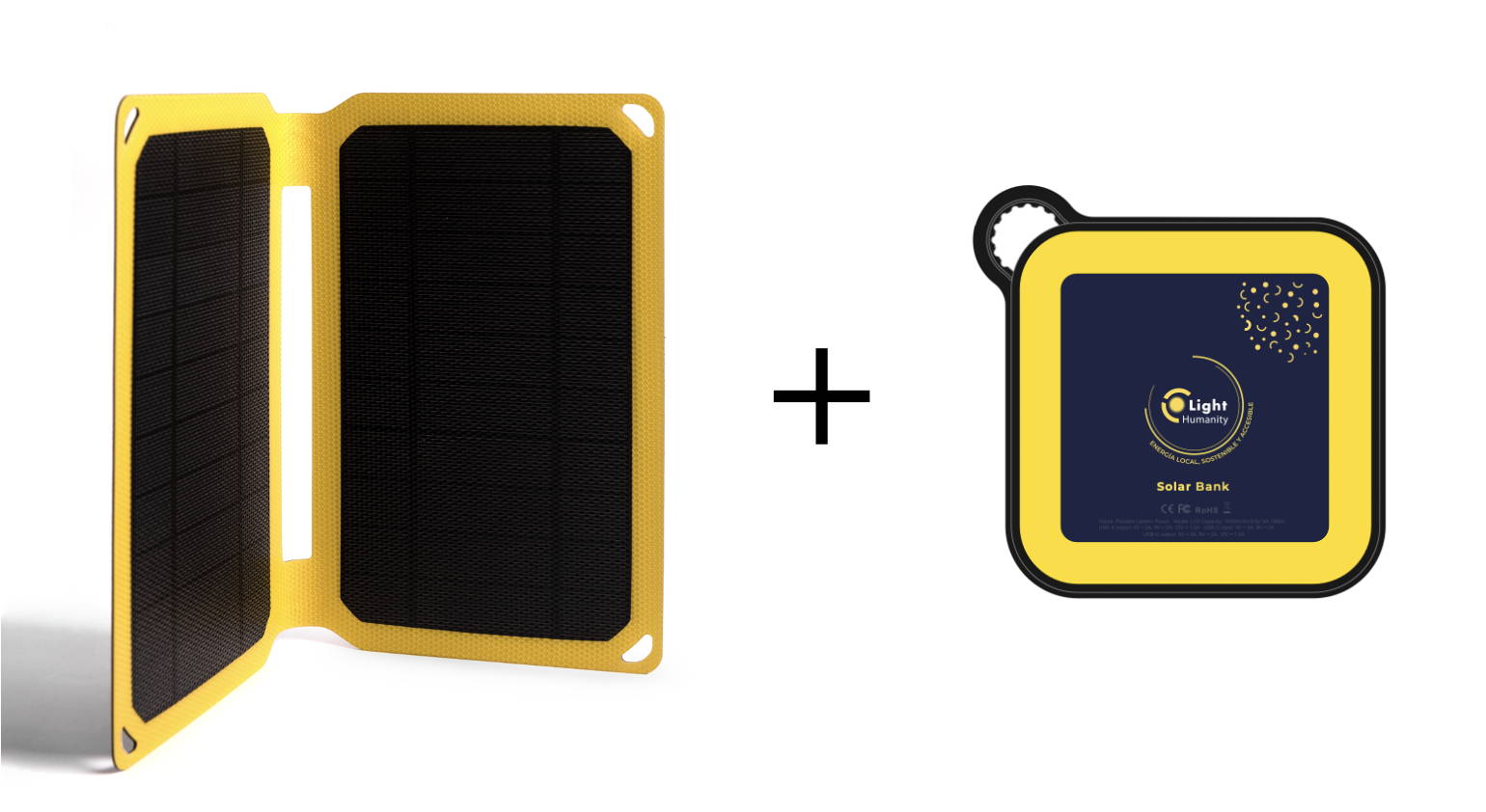 energía solar pack batería y panel solar para moviles USB
