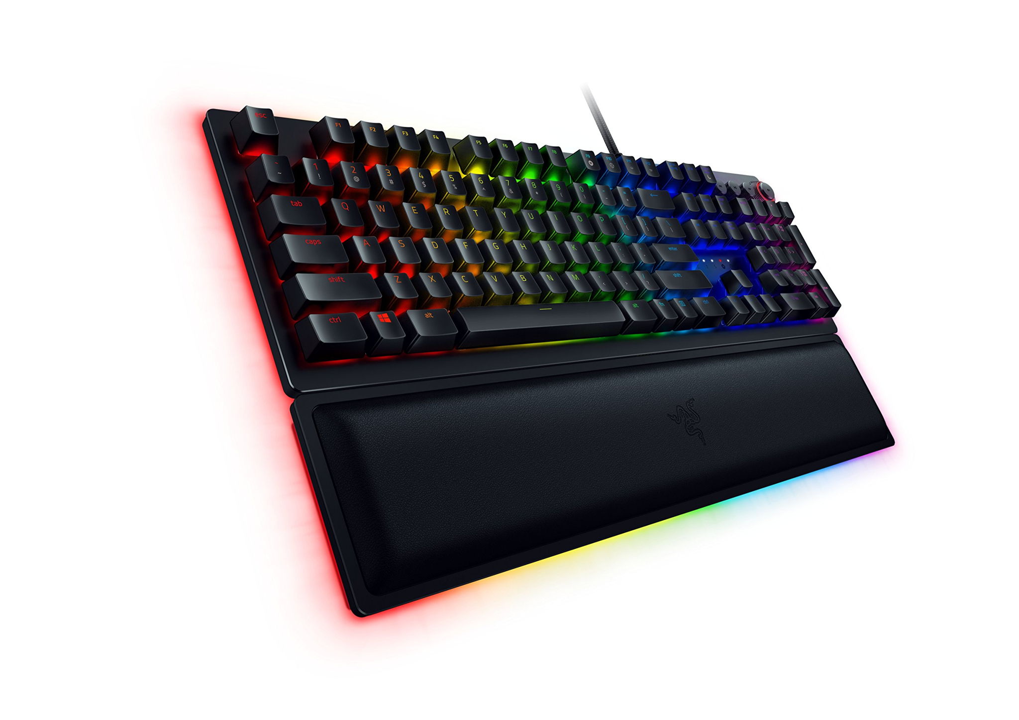 Razer Huntsman Elite (2018) vs Steelseries Apex Series (2020) Slant