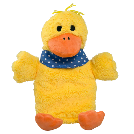 Bouillotte Éco housse peluche - Caneton