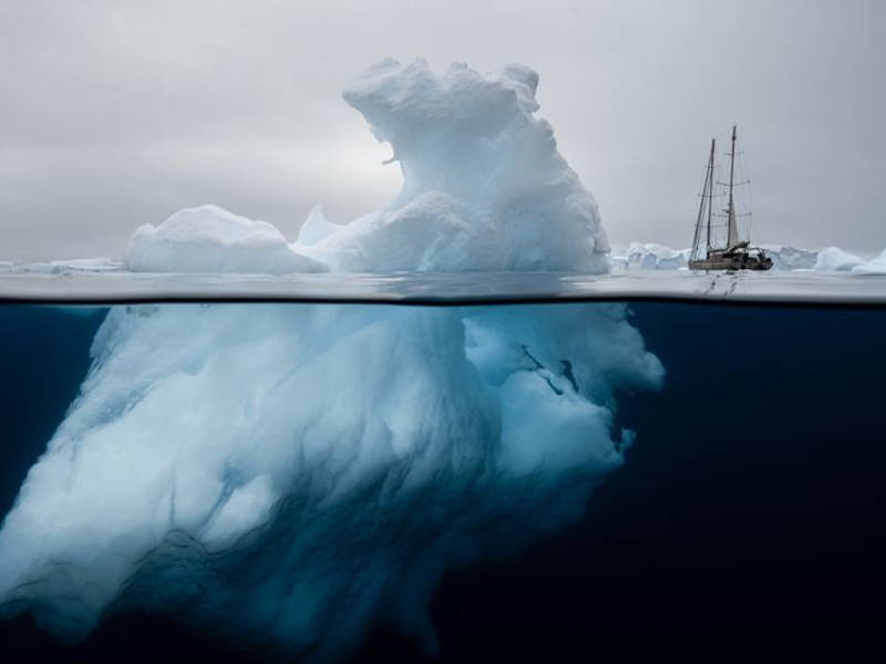 Image may contain: Ice, Nature, Outdoors, and Iceberg