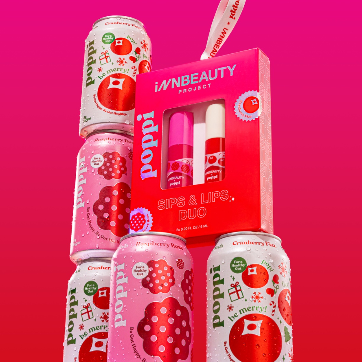INNBEAUTY Project x poppi Sips & Lips Duo And Their Sensorial Campaign