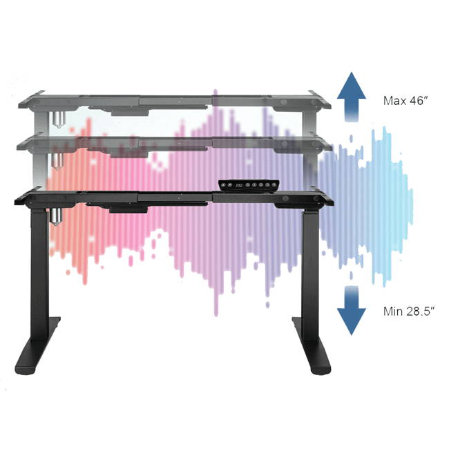 Height Adjustable Electric Standing Desk Frame,