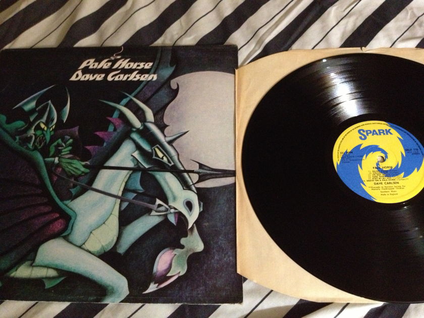 Dave Carlsen - Pale Horse Spark Records  UK With Keith Moon/Noel Redding Others LP NM