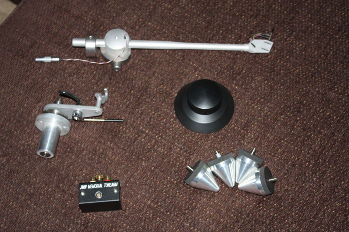 VPI Tonearm, Bearing Assembly, Delrin Clamp, Feet, Junction Box, Ground Wire