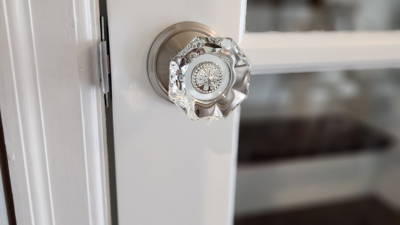 Installed interior door