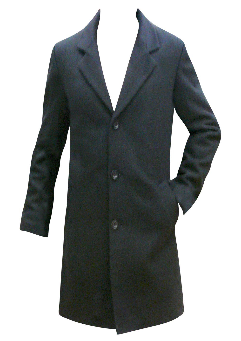 VANCOUVER - Black WOOL and CASHMERE