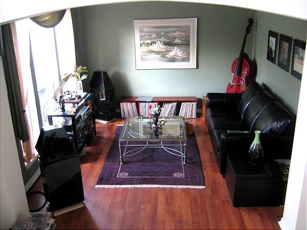 THE ROOM with black Janis W-1 sub