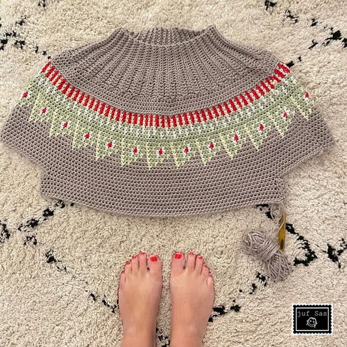 Solveig sweater and Signe sweater crochet patterns by teacher Sas