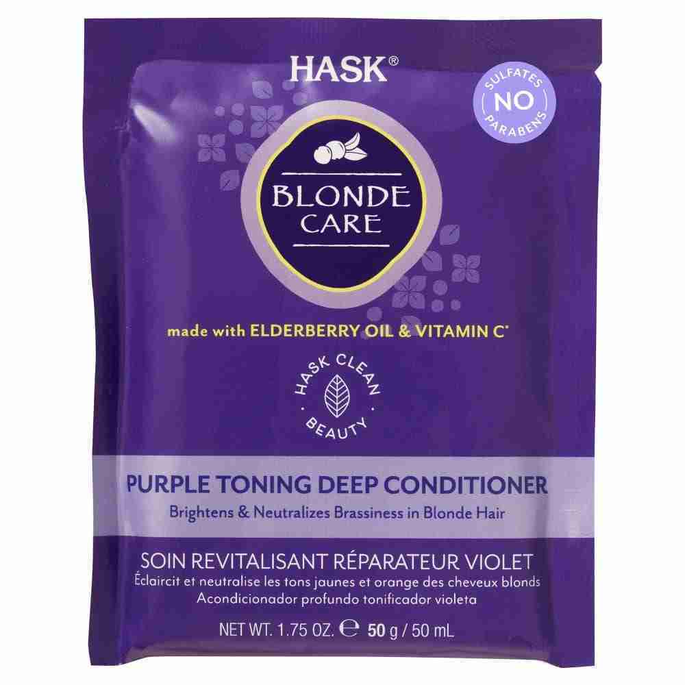 Hask Blonde Care Purple Toning Deep Conditioner 50G