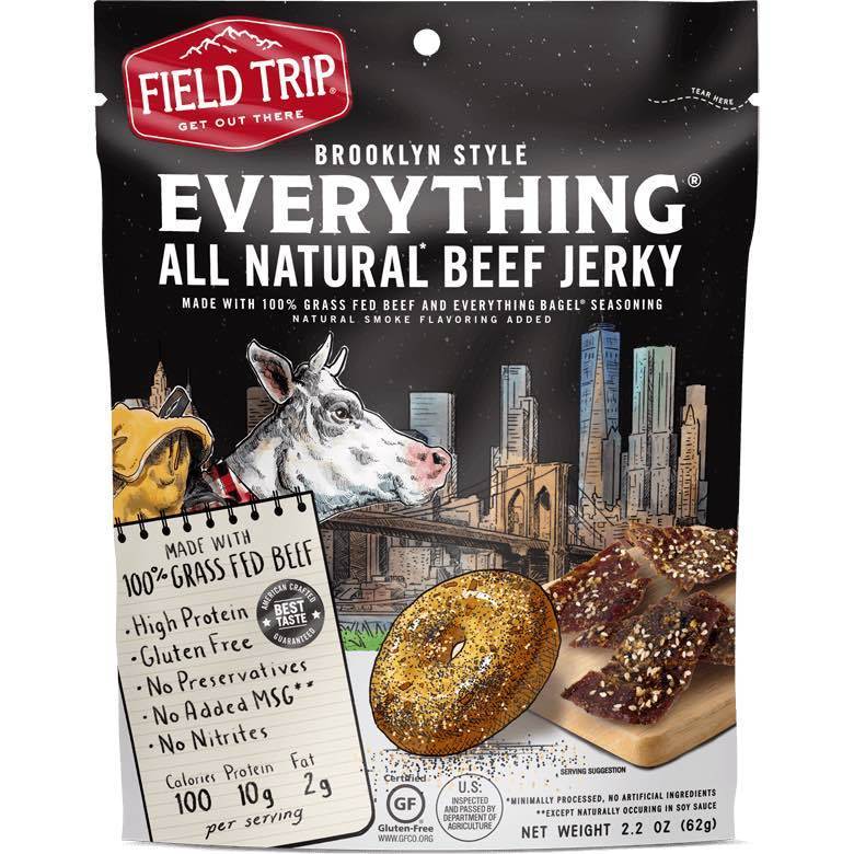 Field Trip Everything Bagel Beef Jerky Low Fat