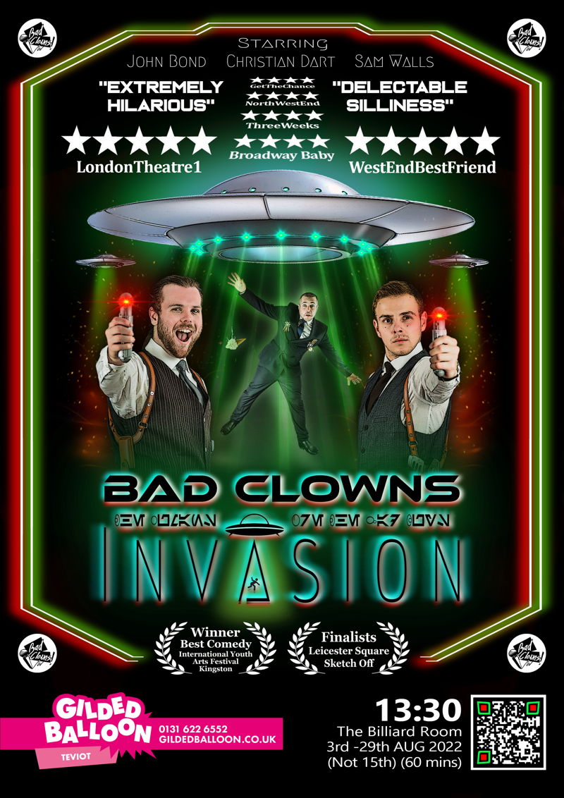 The poster for Bad Clowns: Invasion