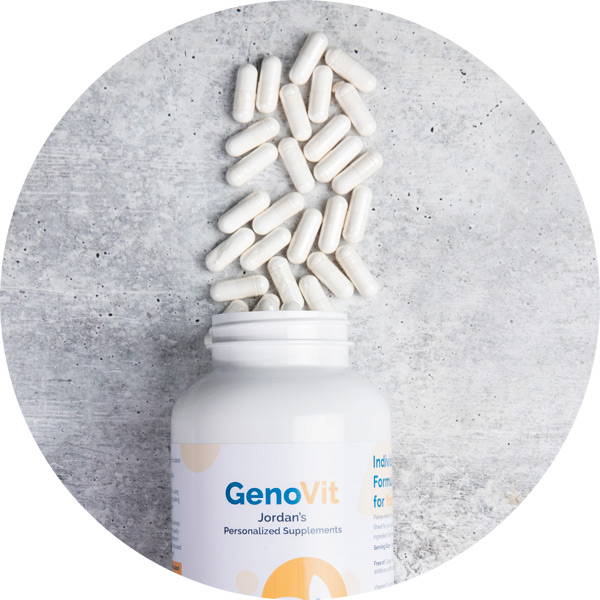 GenoVit - Personalized Supplements and Vitamins based on your genetic DNA makeup - Actual pills