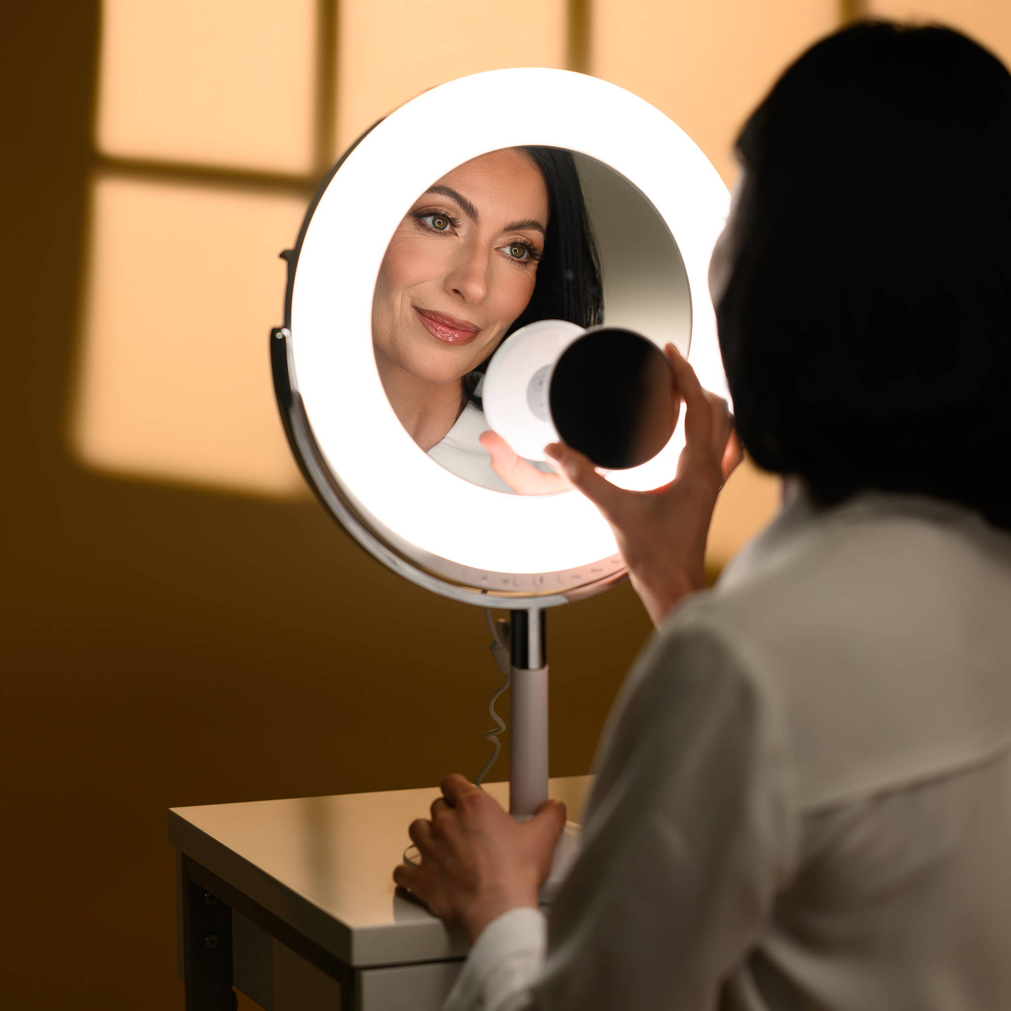 10x lighted makeup mirror 