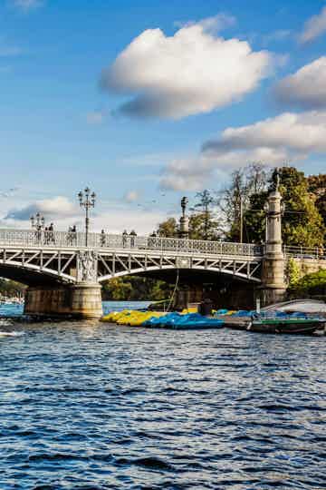 Drive through the historic center of Stockholm