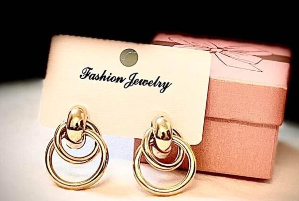 Gold Knot Earrings