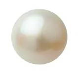 Perle blanche et alexandrite taille ronde, pierres de naissance de juin