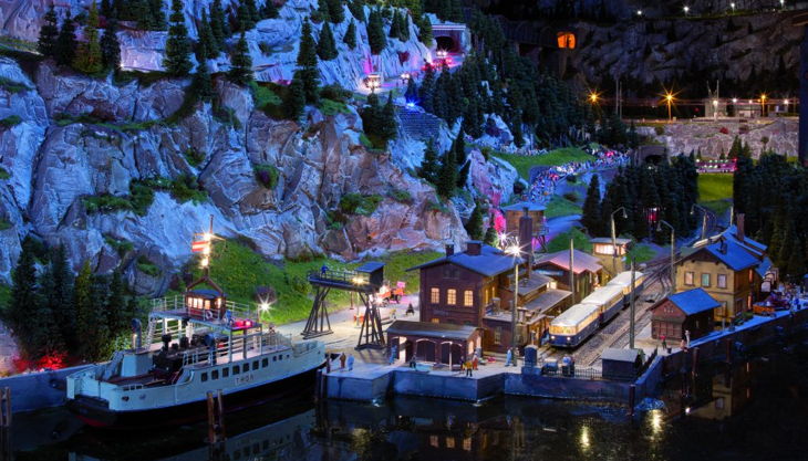 oesterreich hafen nacht