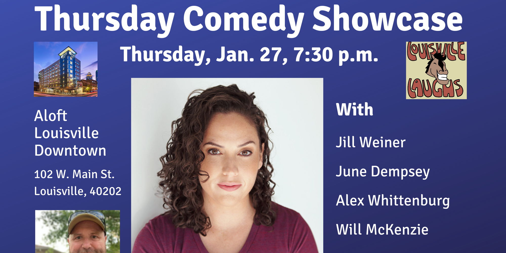 Jan. 27 Thursday Comedy Showcase promotional image