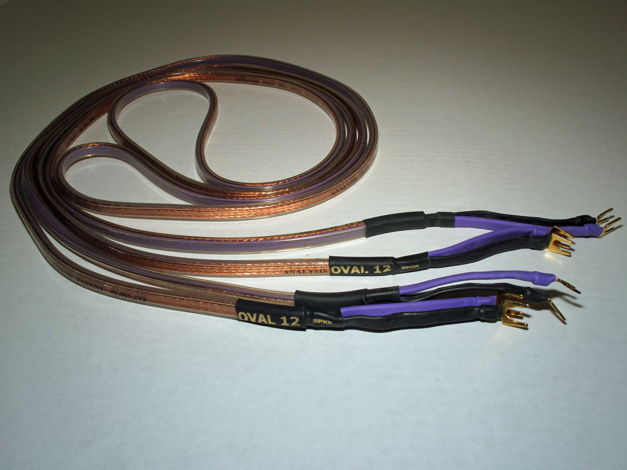 Analysis Plus Oval 12 Speaker Cables 8 ft Pair
