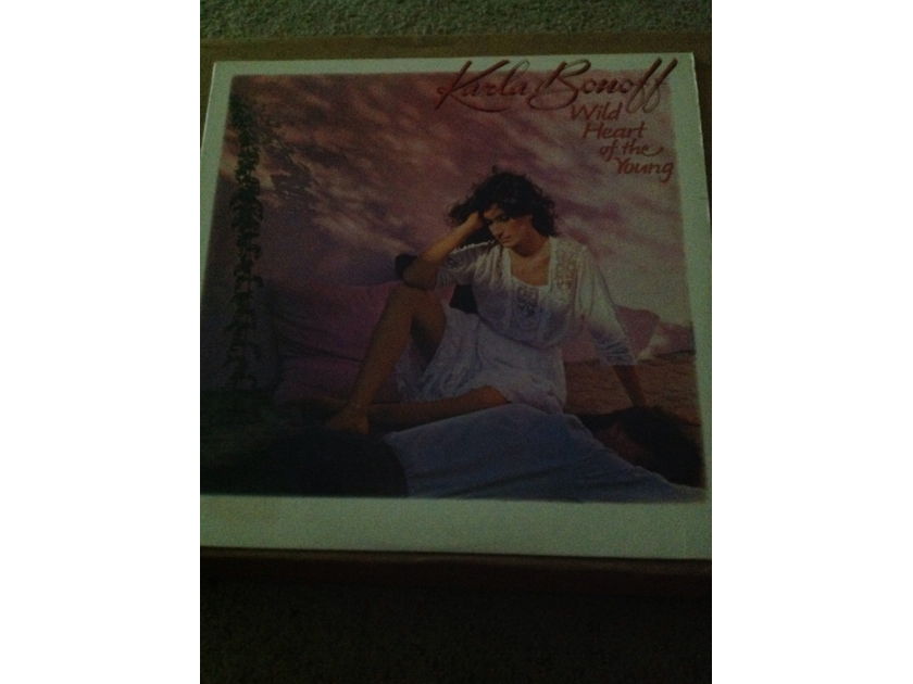 Karla Bonoff - Wild Heart Of The Young Columbia Records Promo Stamp Back Cover Vinyl LP NM