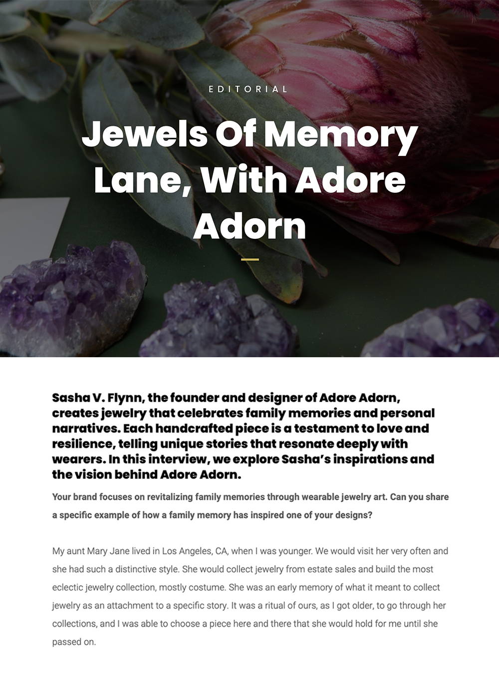 Vogue Adore Adorn