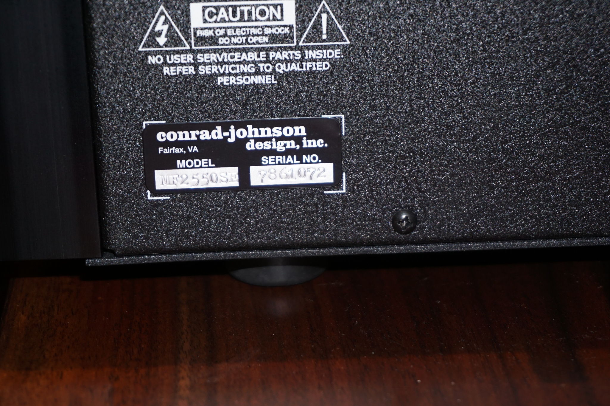 Conrad Johnson MF-2550SE SPECIAL EDITION Amplifier,  **... 7