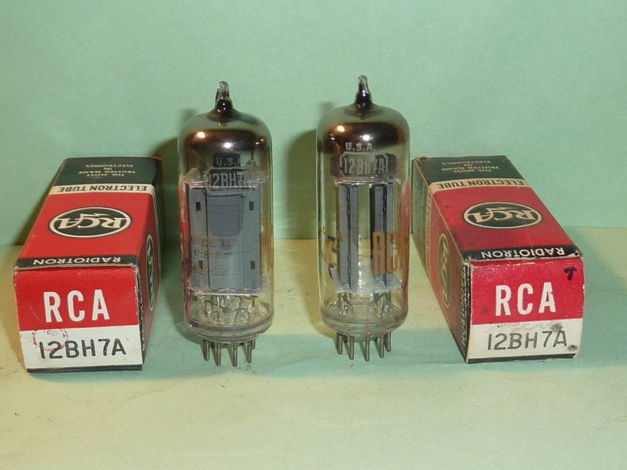 RCA 12BH7A Tubes