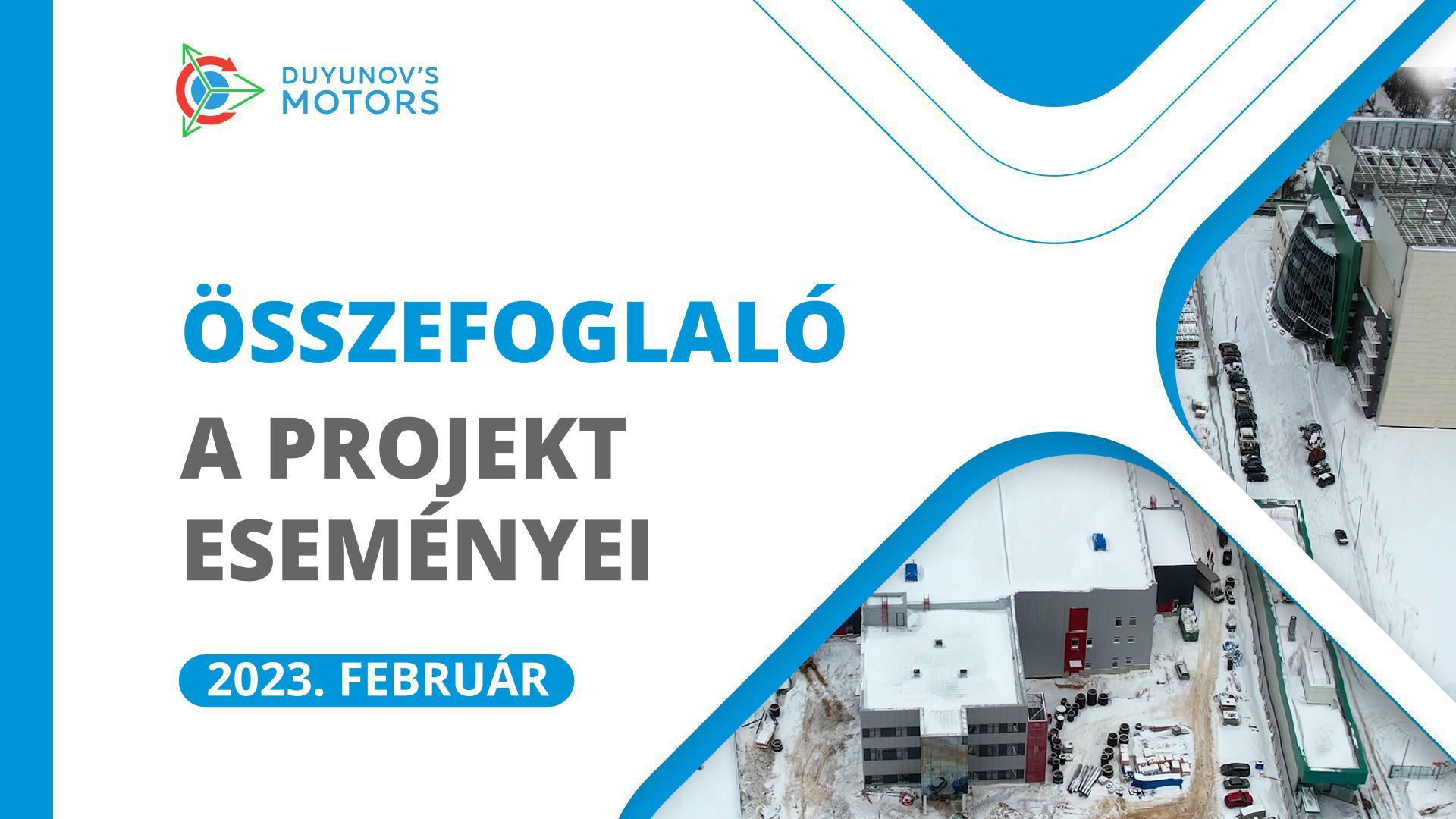 Főbb projektesemények: februári összefoglaló