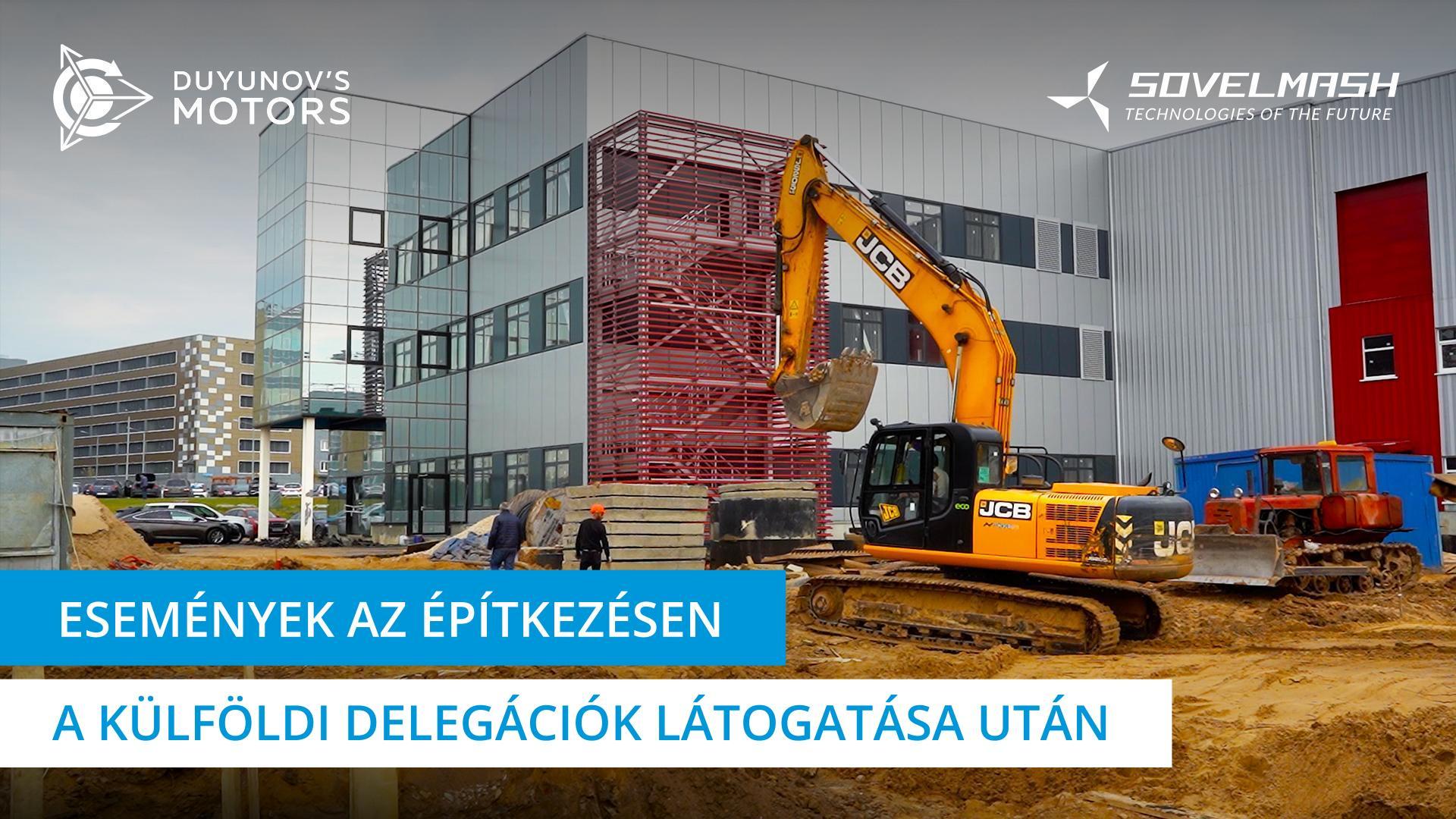 A „Sovelmash" TMTI fűtési hálózatának csatlakoztatása és befejezése