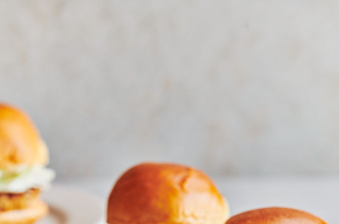 Burgers de saumon en conserve