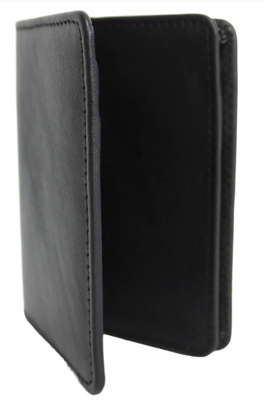 RFID Security Lined Leather Passport Holder Full Grain Cow Hide Leather. Style number: 11017 Hide & Chic - Image 3