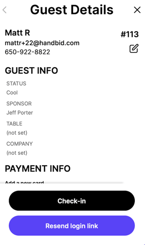iphone check in guest