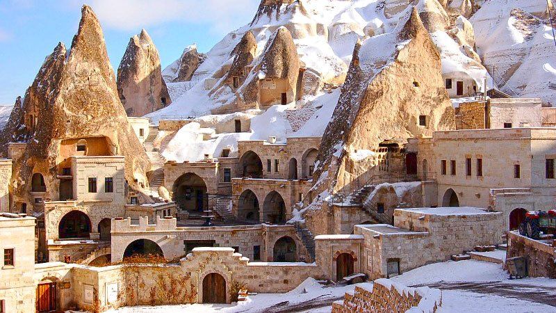 Winter in Cappadocia, Turkey 