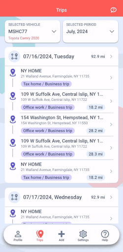 deleting trips