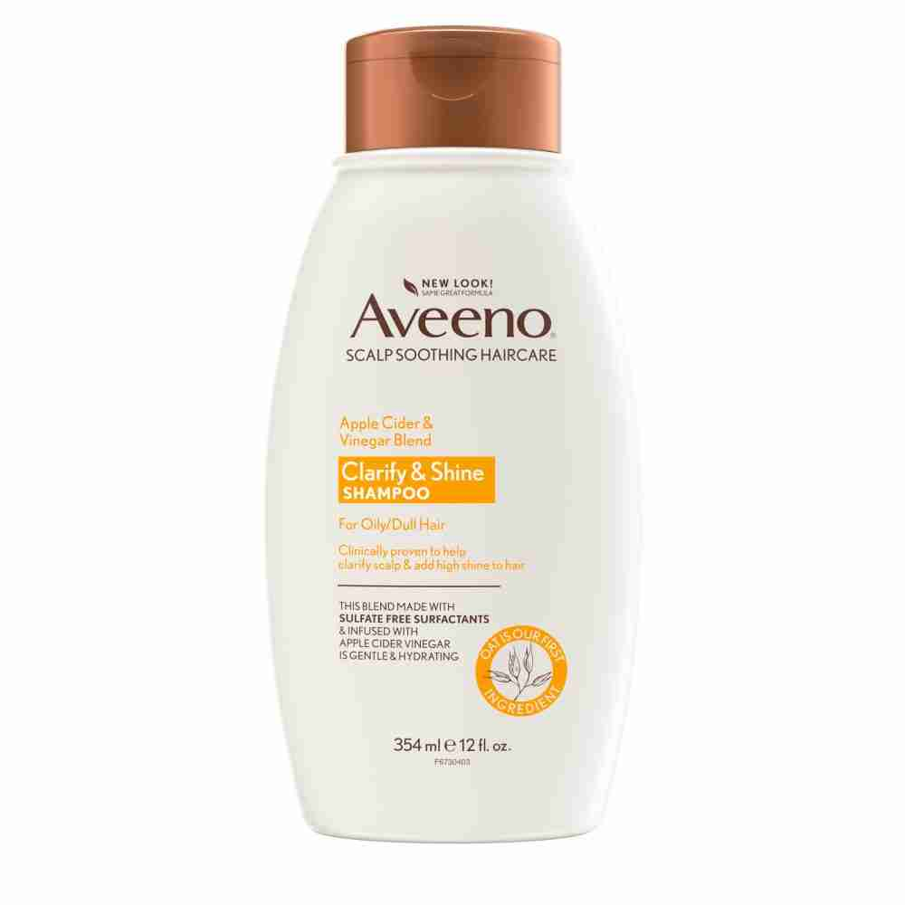 Aveeno Apple Cider Vinegar Clarifying Shampoo For Dull Hair 354Ml