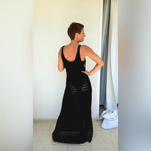The maxi dress - crochet pattern