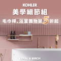 台南衛浴-龍業百起KOHLER衛浴：adair單體馬桶+電腦馬桶蓋組合