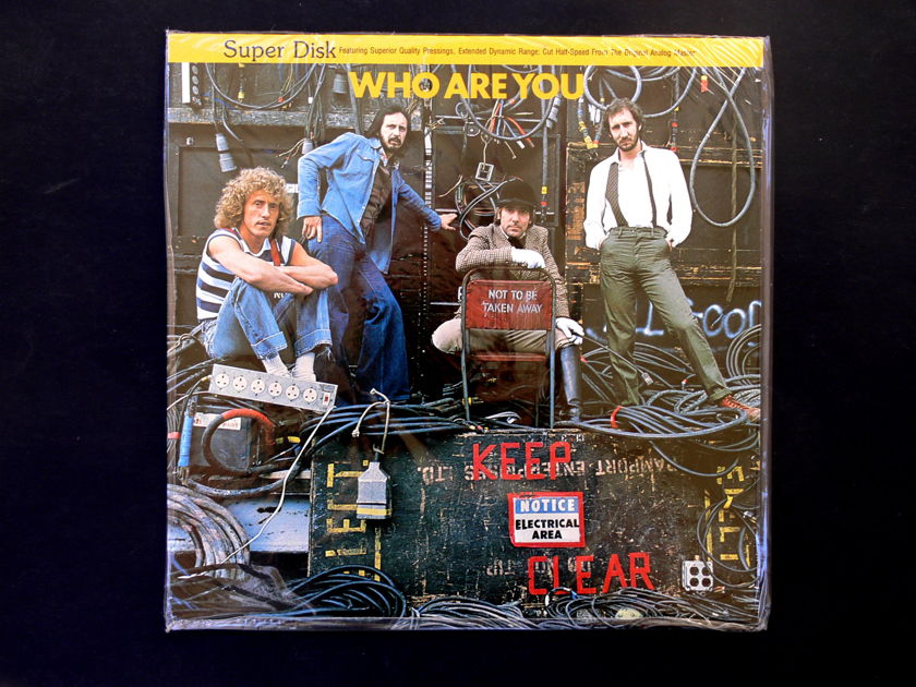 SUPERDISK  LP  THE WHO ** SEALED **   -  Who Are You   Direct Disk Labs Half Speed